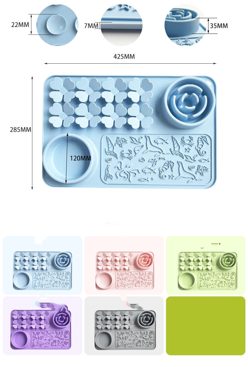 Gamelle pour chien en silicone alimentaire – Antidérapante & résistante