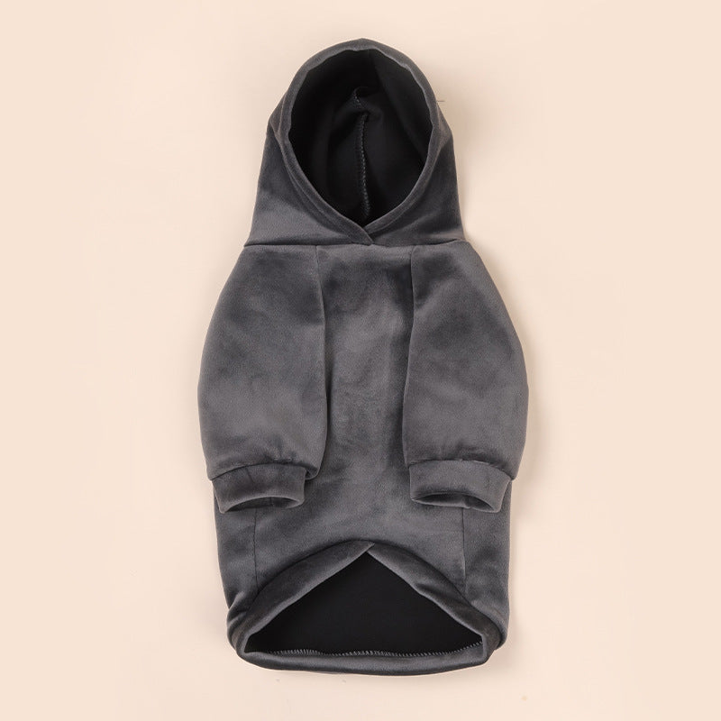 Pull en velours chaud pour chien – Automne & hiver